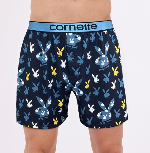 881/01 Classic Cornette férfi boxeralsó - pamut, nyuszi mintás, laza szabású