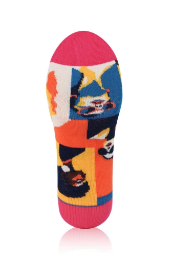 S171D Donna hosszú zokni Olasz divat - rózsaszín