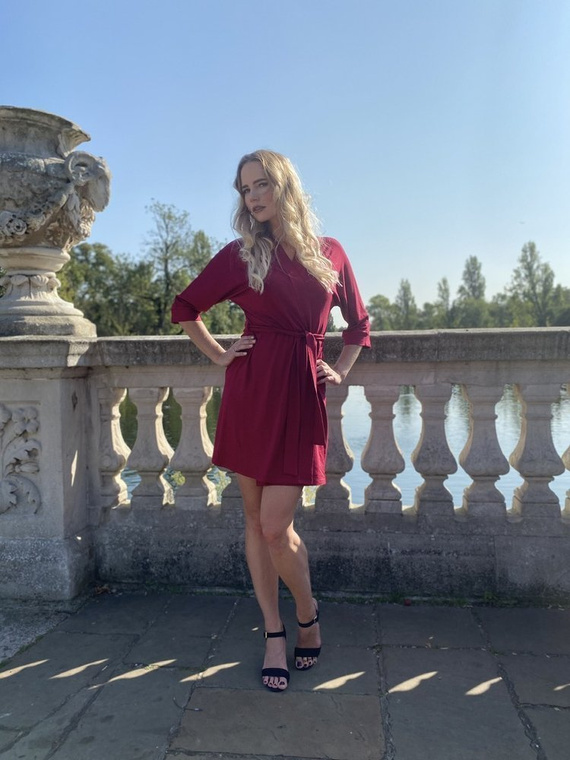 871 Visa Női fürdőköpeny Forex - bordó színű