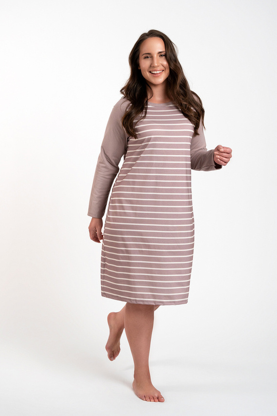 Oda hálóing Olasz divat - cappuccino print