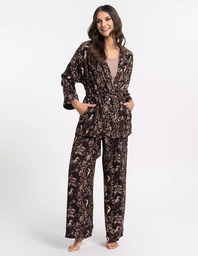 Moraj PDSZ3400 női köntös cappuccino – 100% viszkóz