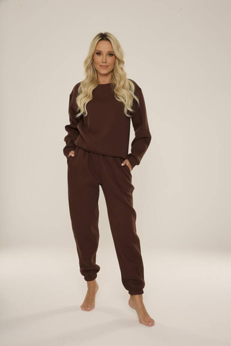 812 Indigo Forex női tréningruha - csokoládé