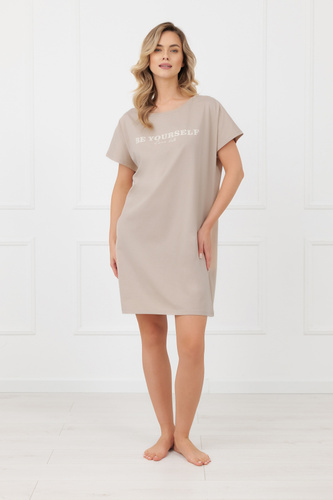 Női hálóing Rima Italian Fashion 100% pamut rövid ujj