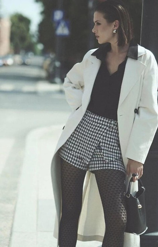 1233 Cherie harisnyanadrág Gabriella 60 den fekete - szív minta, 3D