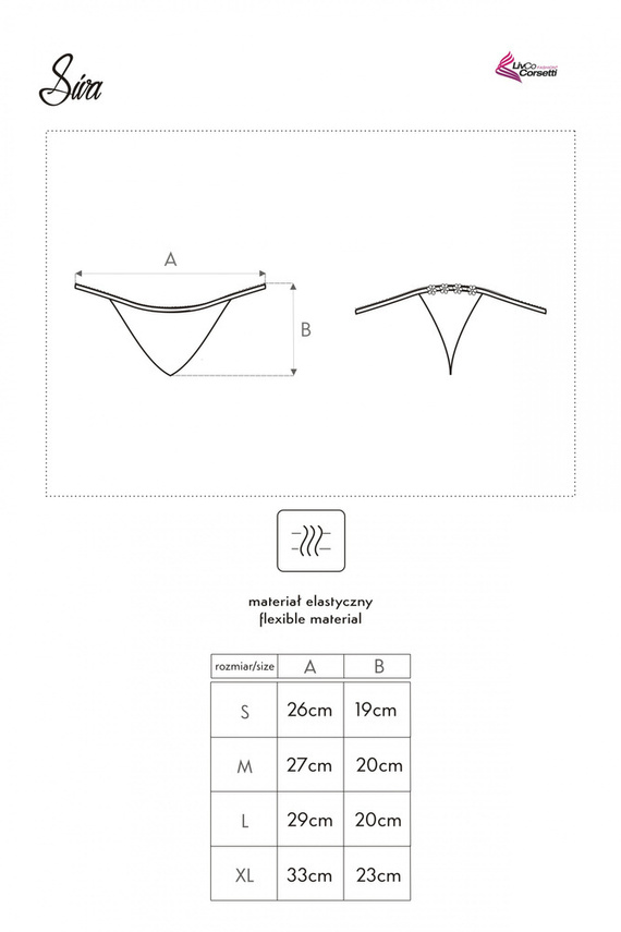 Siva LC 6065 LivCo Corsetti LivCo Corsetti Fashion női bugyi fehér