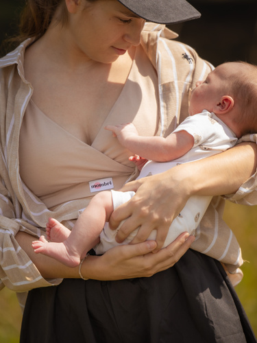 Milk&Love Mombri Klasyk vízálló szoptatós melltartó beige