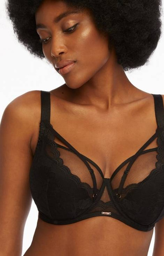 BC-930 Alice II Félpárnás melltartó Kinga fekete