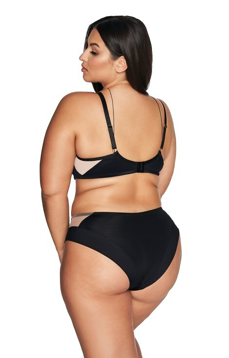 2135 Ava női bugyi - fekete