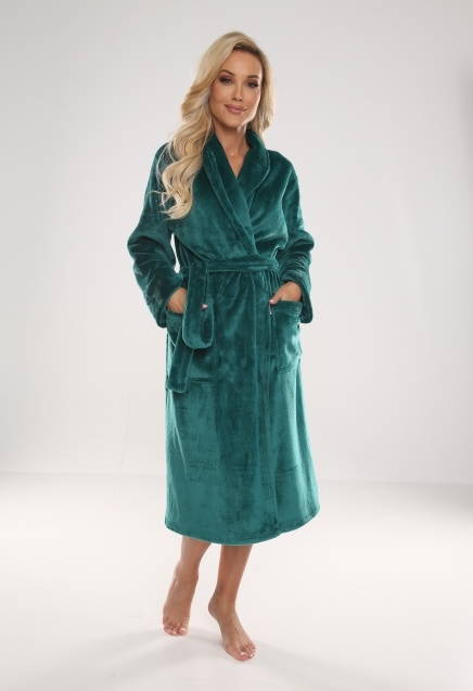 628 Abigail Long Forex női fürdőköpeny - zöld