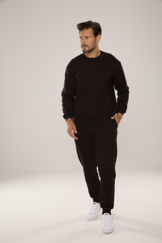 813 Indigo Férfi edzőruha a De Lafense-től - fekete