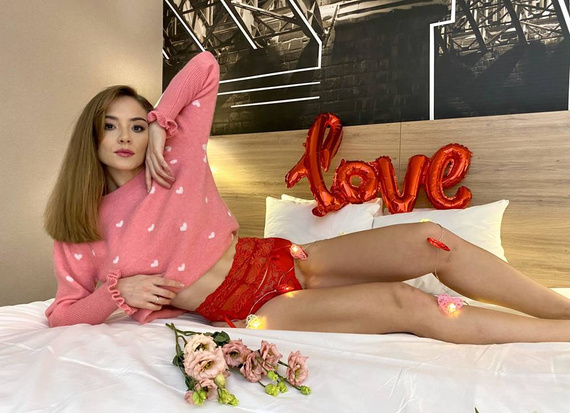 945 Babette Forex harisnyatartó öv - piros