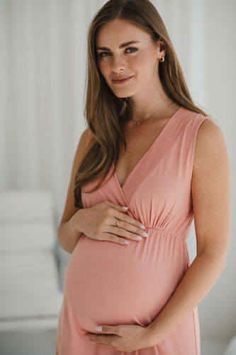 Star Light Terhességi és szoptatós hálóing herbal rose Milk&Love- bambusz viszkóz | Kényelem és nőiesség