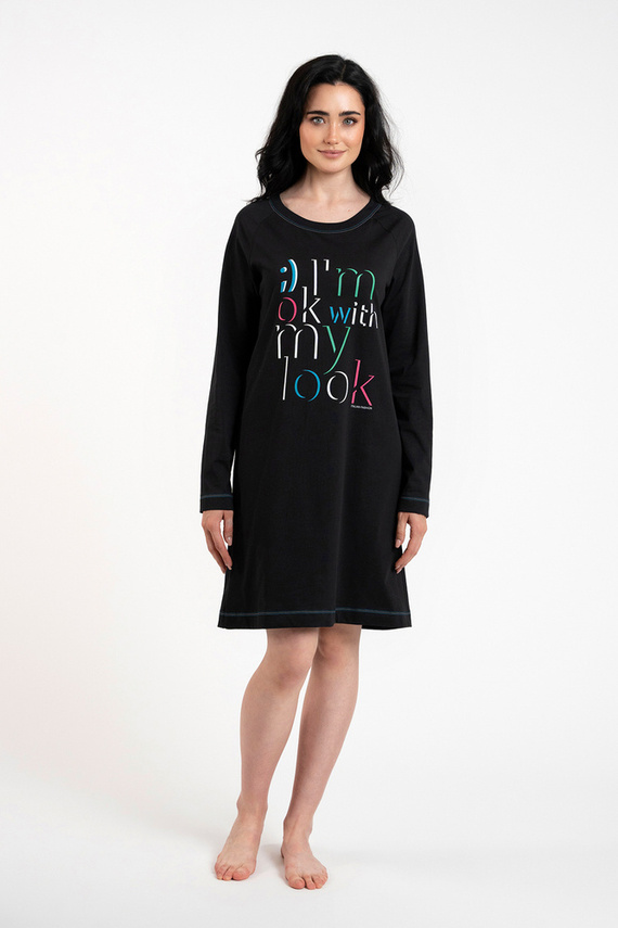 Olza hálóing Olasz divat - fekete