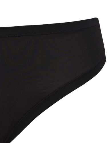 1555 Fantasztikus bugyi - varrás nélküli, mikroszálas, klasszikus szabású Sielei fekete