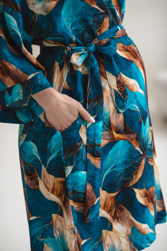 Milk&Love bambusz kismama köntös 100% viszkóz