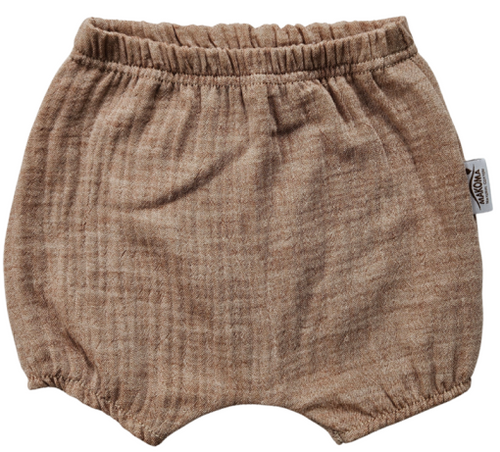 Baby blossoms Just Muslin 40235L Makoma latte- 100% pamut muszlin, elasztikus pántra fűzve