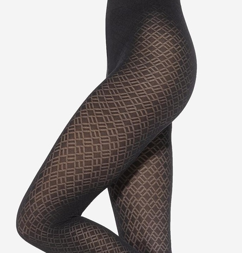 Loretta 157 Gatta női harisnyanadrág - matt, 50 den, mintás - nero