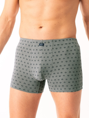 Férfi boxeralsó MXH 612 B25 Key szürke - pamut, kényelmes, elegáns csomagolásban