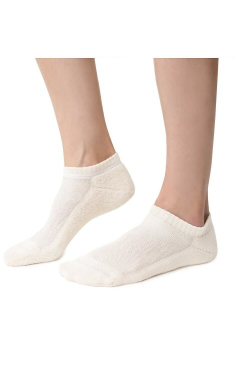 Art.198 Steven natúr zokni - fél frottír 100% pamut, uniszex