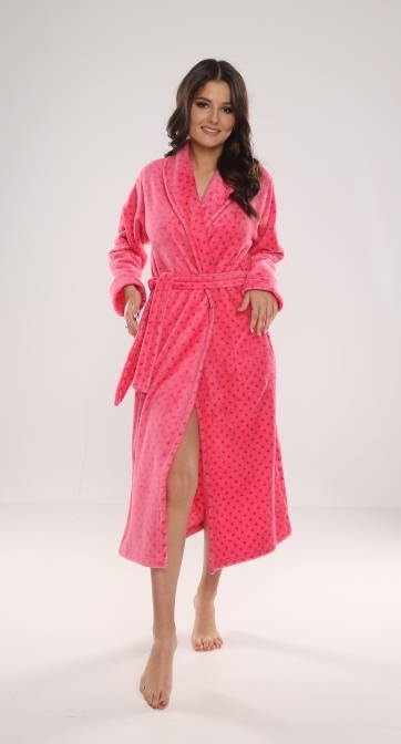 548 Melanie Női hosszú köntös Forex - málna