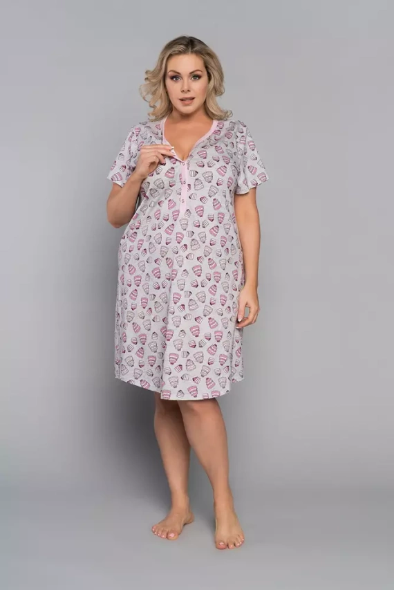 Dolce Női rövid ujjú ing Italian Fashion - nyomtatás