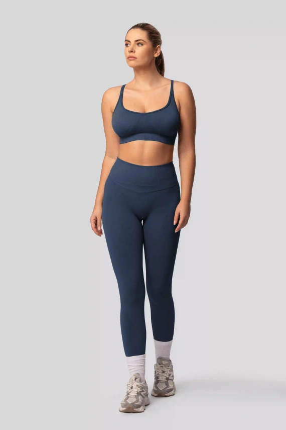 Spaio PRO push-up leggings magas derék alakformáló nem átlátszó navy blue