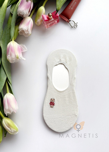 Magnetis YN-251132 – női balerina zokni viszkózból, szilikonnal