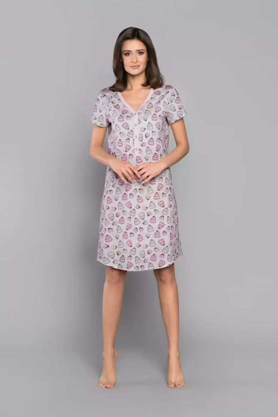 Dolce Női rövid ujjú ing Italian Fashion - nyomtatás