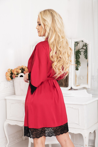 Sumi Női köntös Kalimo - bordó színben