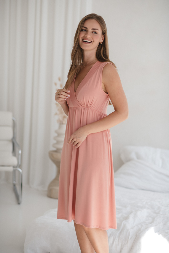 Star Light Terhességi és szoptatós hálóing herbal rose Milk&Love- bambusz viszkóz | Kényelem és nőiesség