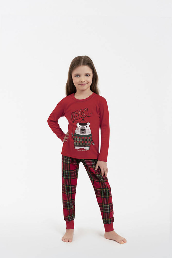 Tess Gyermek pizsama Italian Fashion - piros/print