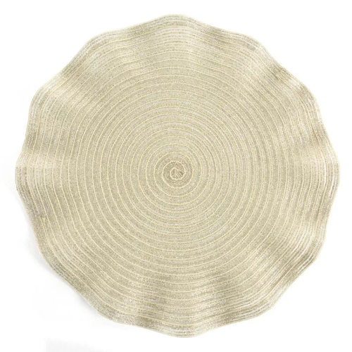 Eurofirany asztali alátét elegáns tányéralátét glamour stílus June champagne beige