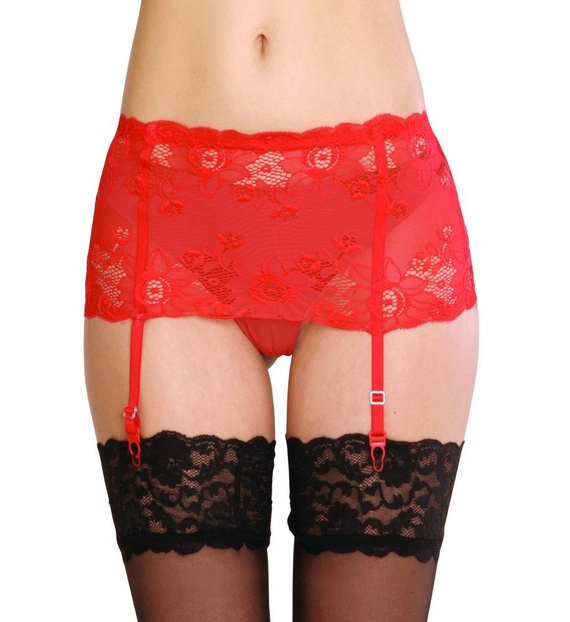 945 Babette Forex harisnyatartó öv - piros