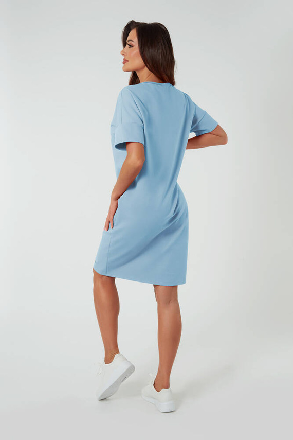 Stella női rövid ujjú tunika Italian Fashion - kék