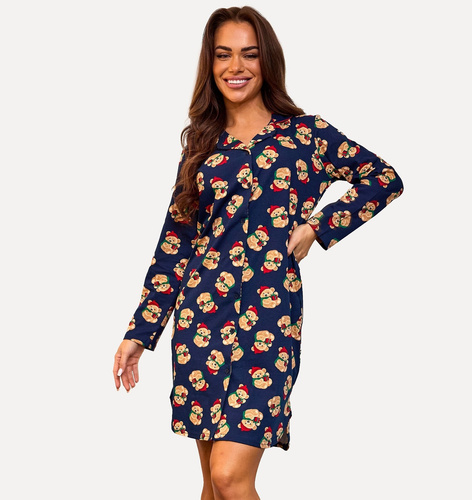 104/474 Teddy 7 Cornette laza ing - pamut, laza, hosszú ujjú, hosszú ujjú