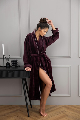 Cameron Sensis bordó női köntös - elegáns és kényelmes, puha anyagból készült