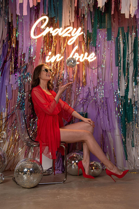 674 Florence Forex női köntös - piros