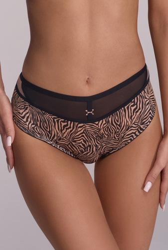 Ava 2192 Tiger bikini alsó - érzéki tigris minta és csipke díszítés