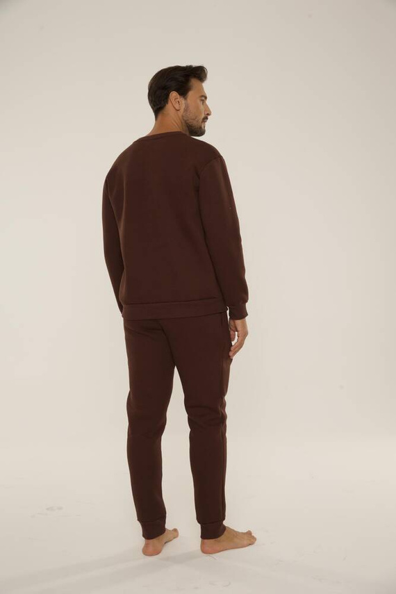 813 Indigo Férfi edzőruha a De Lafense-től - csokoládé