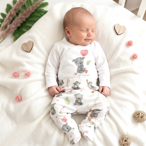 Nini Koala body 100% organikus pamut, Lengyelországban gyártva