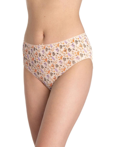 Lama L-120 BI-100 női pamut bikini alsó bézs-barna 3 db kényelmes