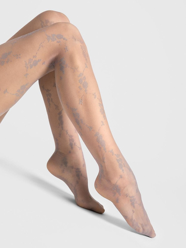Fiore Rosalia G6132 20 den harisnyanadrág virágmintás matt elegáns