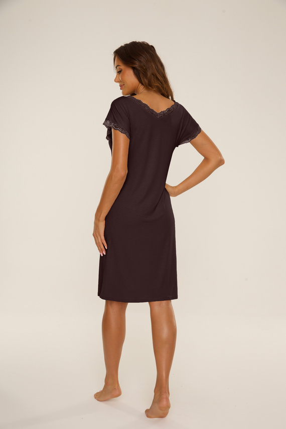 816 Mogyorós hálóing De Lafense - csokoládé