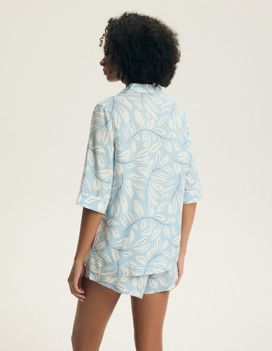 Női pizsama 44482 Estes 100% viszkóz gombos