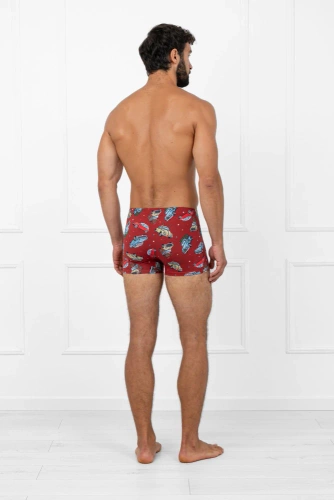 Retro férfi boxeralsó olasz divat - pamut, elasztán, ünnepi motívummal
