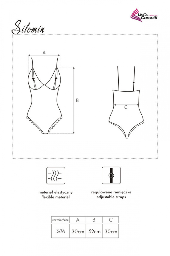 Silomin LC 1401 LivCo LivCo Corsetti divatos fehérnemű szett