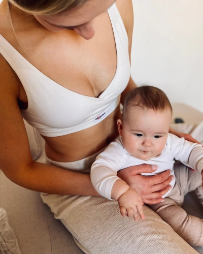 Milk&Love Mombri Klasyk vízálló szoptatós melltartó white