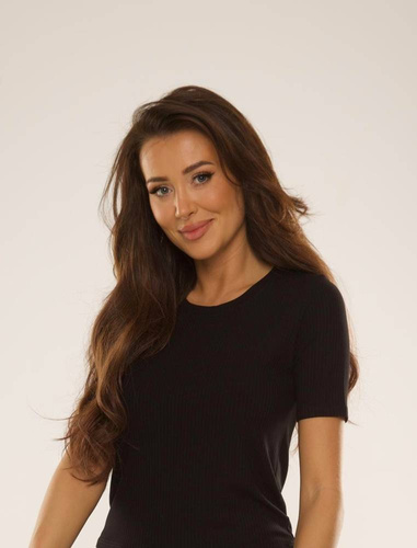 699 Freya Női ruha De Lafense - fekete