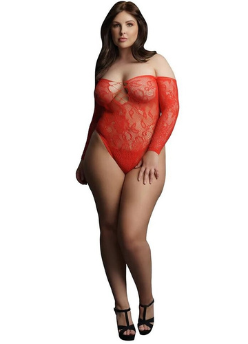 Body DCH004 Le Désir szexi body cirkóniákkal és hálós betéttel