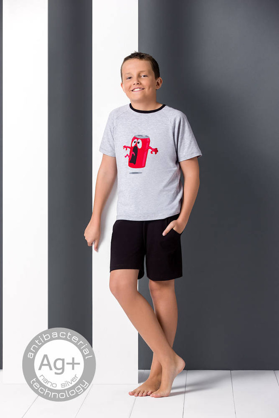 PY2020 Fiú pizsama Passion szürke